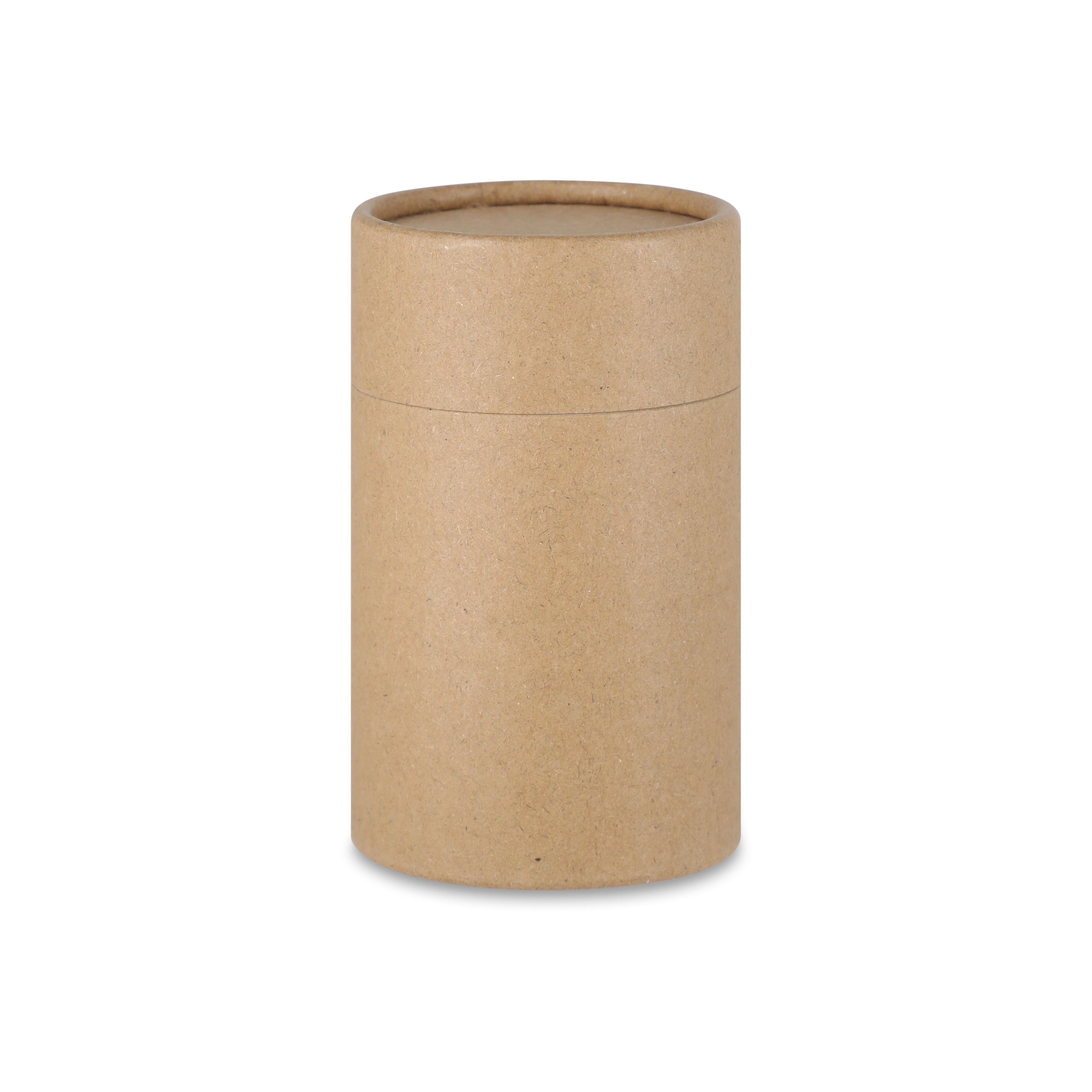 גליל קרטון EcoTube 65×100 מ״מ בגוון קראפט — סגור